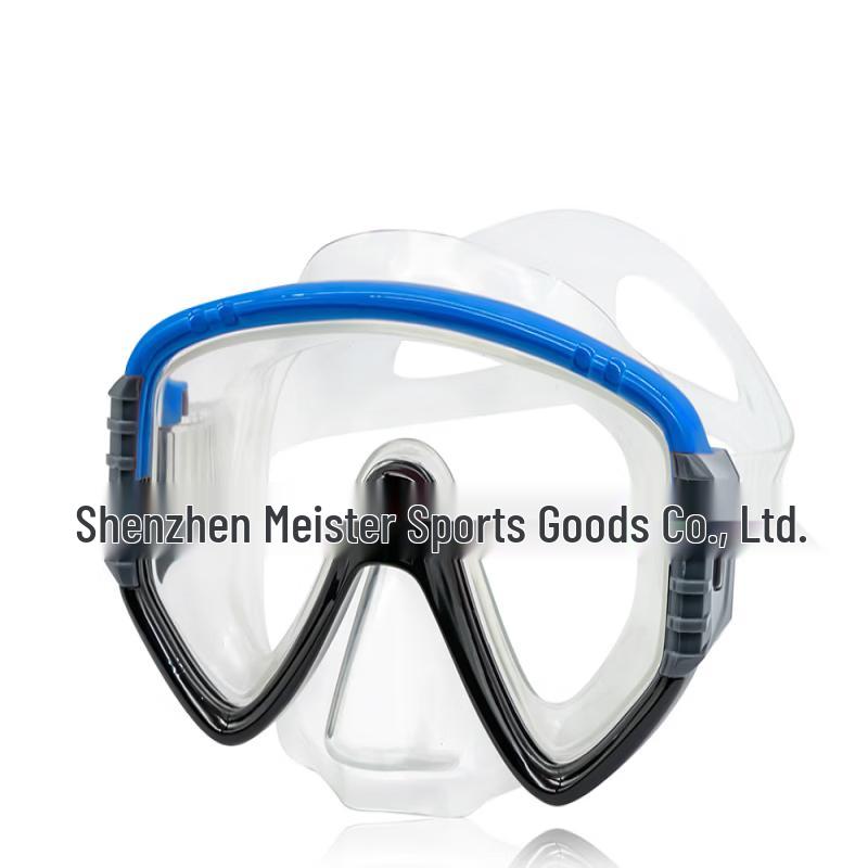 Pulian Wide View Adult Free Dive Swim Mask with Nose Cover