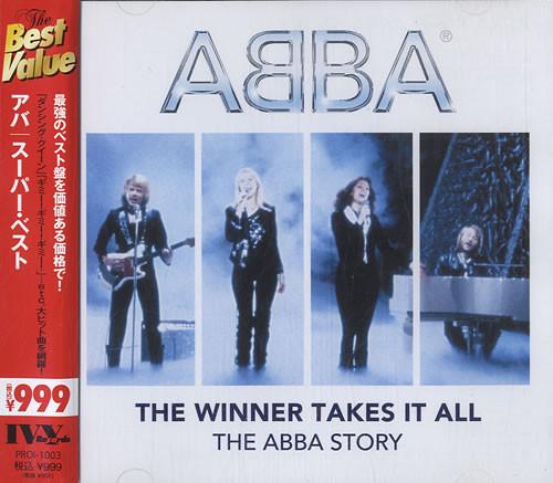 

CD ABBA - The Winner Takes It All - The ABBA PROI1003 Ivy Records 2014 Japan ObiPop Used