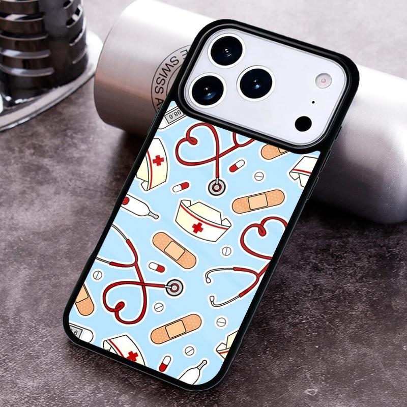 Medical Medicine Nurses Phone Case for iPhone 17 16 15 Pro Max Air 14 13 12 11 Plus Shockproof Capa Cover