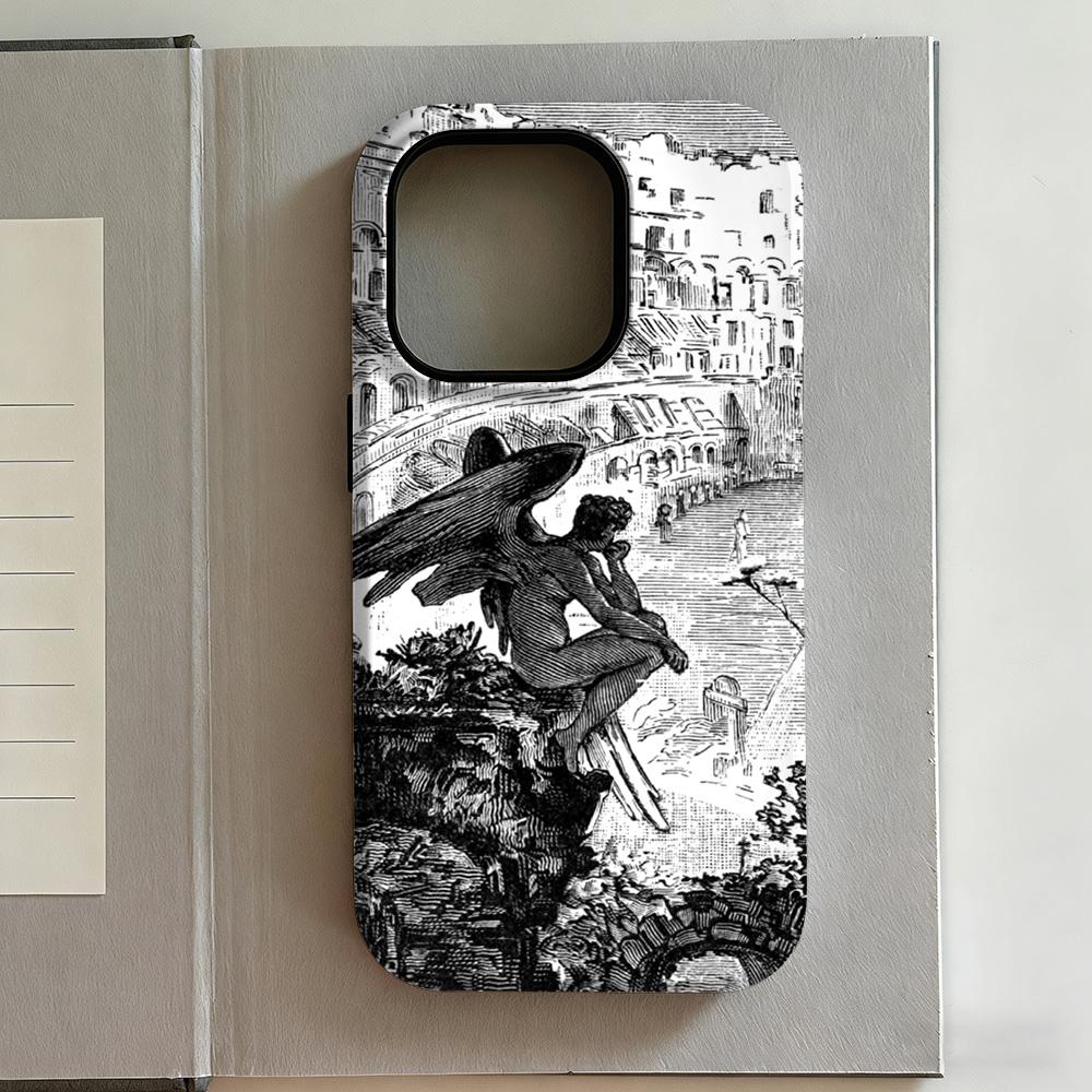 Luxury Y2K Starfish Phone Case for iPhone 17 16e 16 15 14 13 12 11 X XS XR XSMAX 7 8 Air Pro Max Plus Luxury Double-layer
