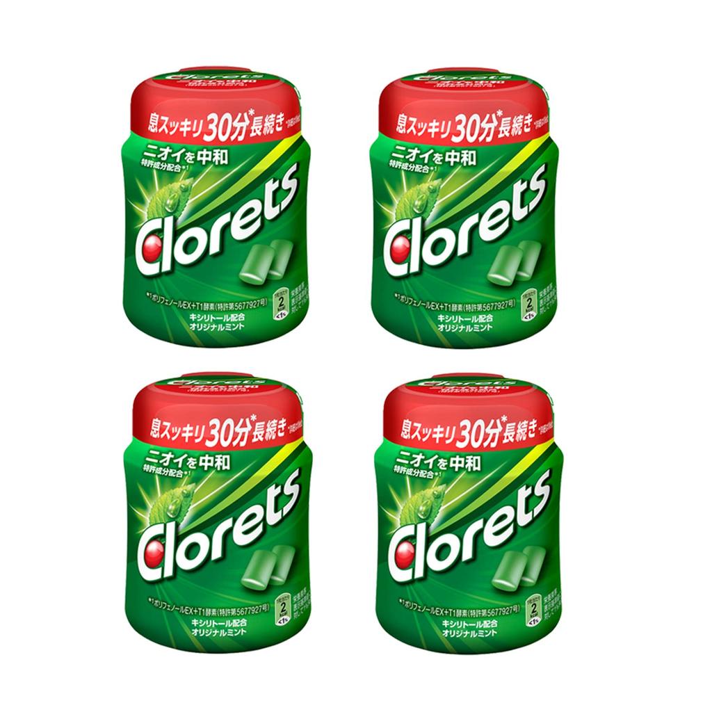 Clorets XP Original Mint Bottle Tablets, R, 4-Pack