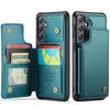 Suitable for Samsung S25Edge phone case, A56 card slot anti-drop leather case, A36 RFID stand protective bottom case