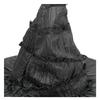 Black Ruched Wicked Witch Hat for Women Men Halloween Gloves Long Nails Ghost Claws Halloween Party Cosplay Costume Accessory