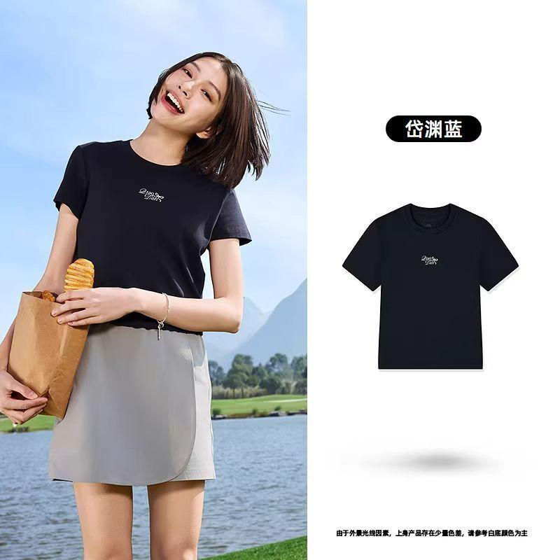 Jordan QIAODAN sports short sleeved T-shirt women's summer breathable loose casual top