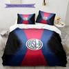 Club Atlético San Lorenzo de Almagro Pattern Bedding Quilt Set  Home Decoration  Gift (1 * duvet cover + 2 * pillowcase  without core)