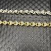 2-piece Ladies' Bracelet Set, Gold and Silver Two-tone Heart-shaped Bracelets, Minimalist Style, Halloween Gift, Birthday Gift