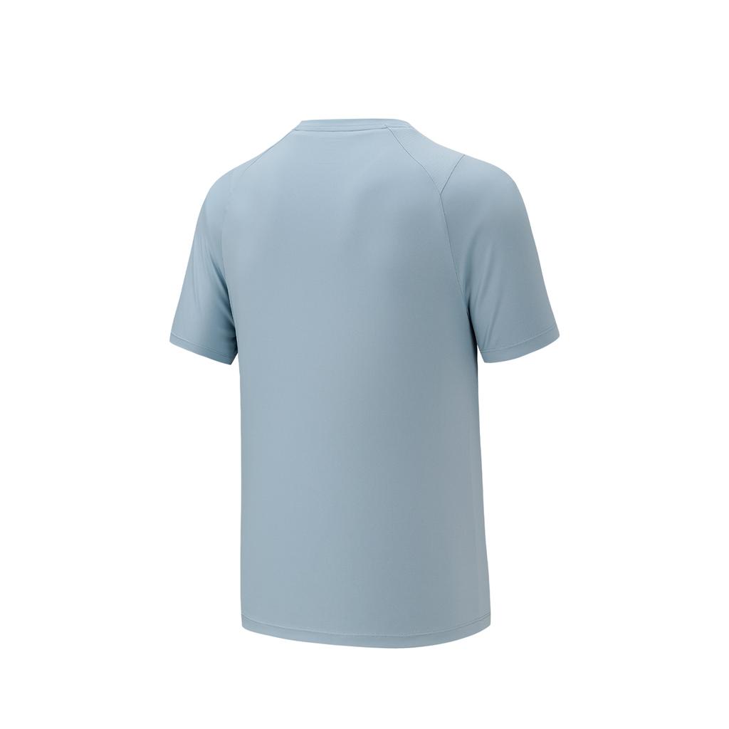 Anta Plain Round Neck Short Sleeve Sports T-Shirt Comfortable Breathable Versatile Running Fitness Basketball Training Simple Men Tops 952627103-7