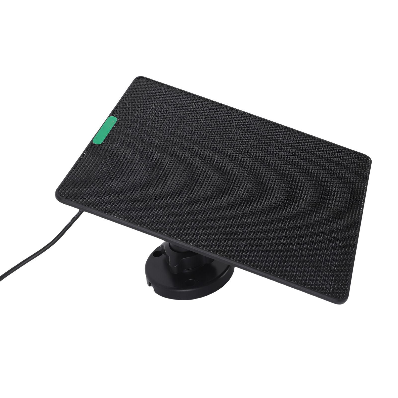 10W Solar Panel Fit for   Pro 5S Security Camera ETFE Monocrystalline Silicon Security Camera Solar Panel