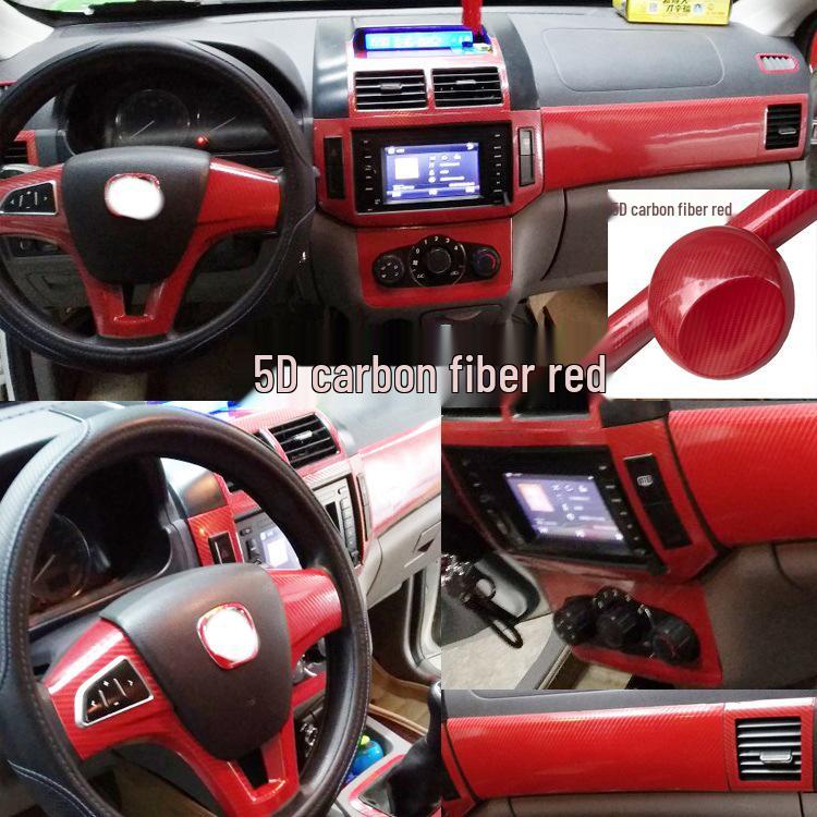 Weiwang M20/M30 Interior Carbon Fiber Stickers: Console, Gear, and Window Protection