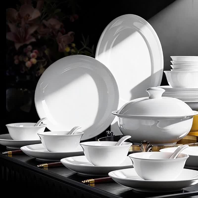 Jingdezhen Underglaze Ceramic Dinnerware Set