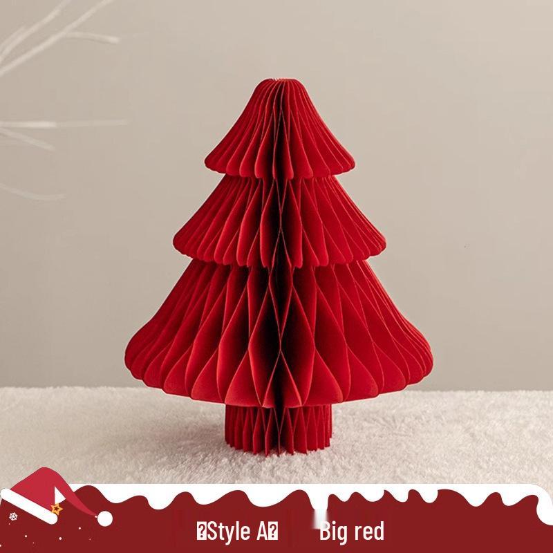 

Миниатюрные рождественские украшения ручной работы - Бумажное складывание, декор в стиле «красный интернет» 10cm with Hanging Rope