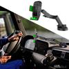 Universelle Handyhalterung für Auto mit einstellbarer Höhe, langem Arm, hochbelastbarem Saugfuß für LKW, AUTO-Armaturenbrett, Handy