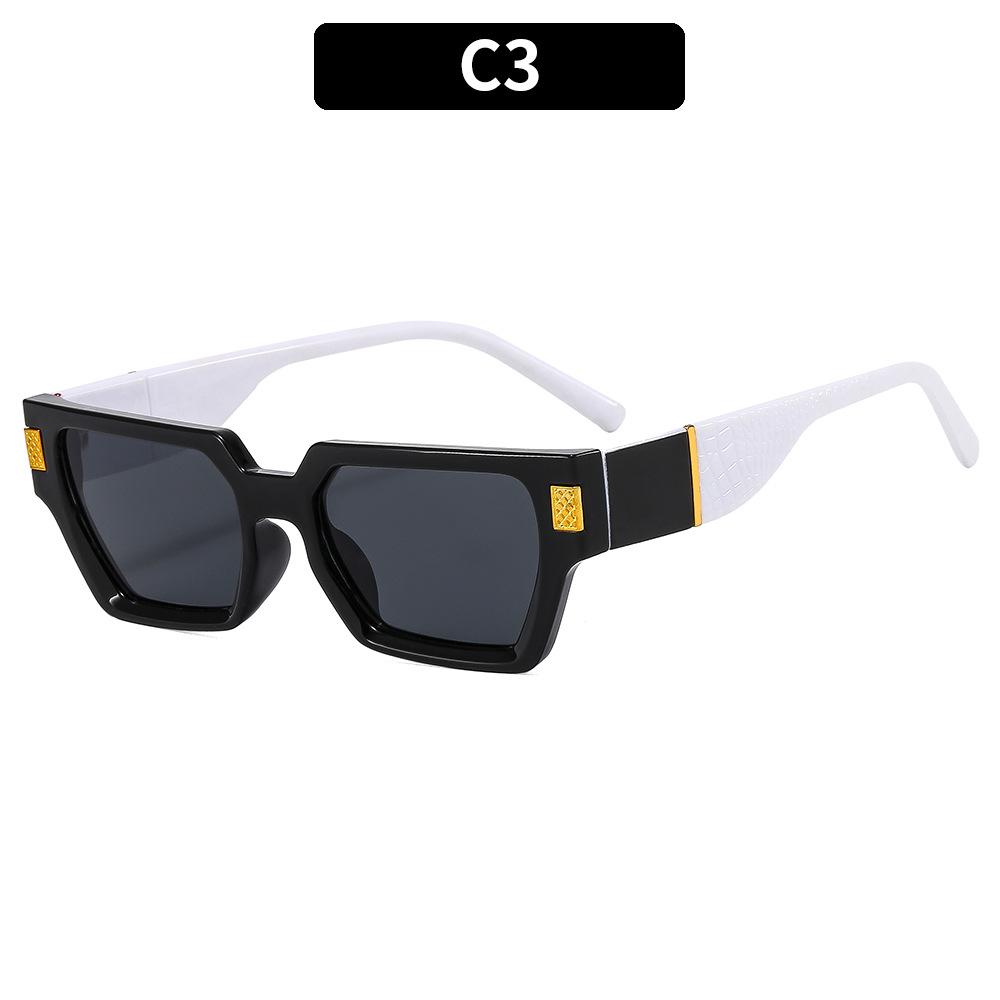 New Women Rectangle Vintage Sunglasses Brand Designer Retro Points Sun Glasses Female Lady Eyeglass Luxurious Sunglasses Eyewear