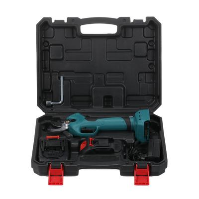 Cesoie elettriche da potatura senza fili senza spazzole da 21 V. Batteria al litio ricaricabile di backup da 2 pacchi da 2000 mAh