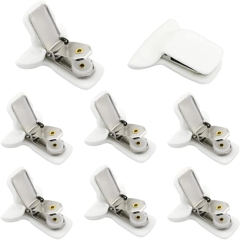 

8шт. Мягкие зажимы для пододеяльников, зажимы для пододеяльников, белые застежки для одеял, предотвращающие перемещение одеял внутри пододеяльника