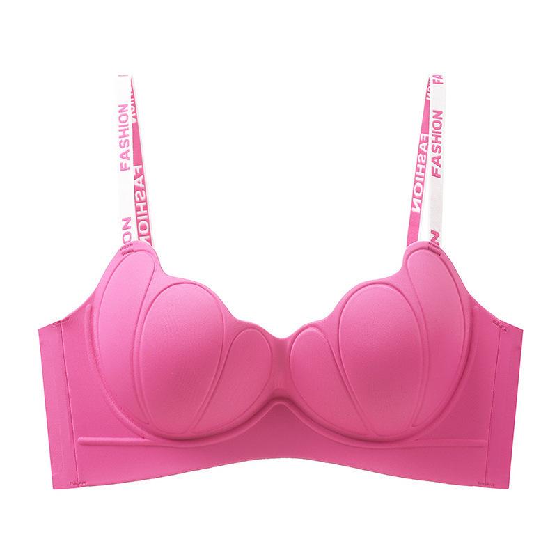Beautiful Back Push-Up Bra: Lift and Support for Small Chests - Seamless, Wireless, Soft, and Cartoon-Style Design