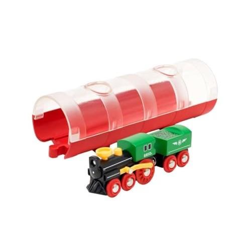 Brio Wooden Railway Educational Toy Steam Train & Tunnel (Ages 3+) 33892 Birthday, Christmas, Gift, Indoor Play, Boys, Girls
