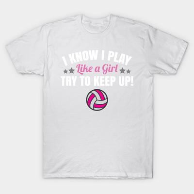 T Shirt Women I Know I Play Like A Girl Harajuku Print Kawaii Tshirt Summer Short Sleeve Female T-Shirt Top Tee
