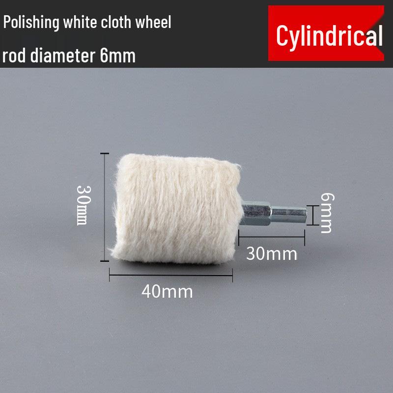 6-Piece Polishing Flap Wheel and Wax Set for Metal Grinding