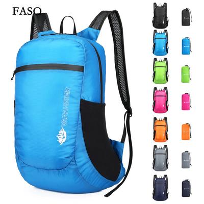 Mochilas de viagem dobráveis, ao ar livre, à prova d'água, bolsa de escalada, mochila esportiva para homens e mulheres
