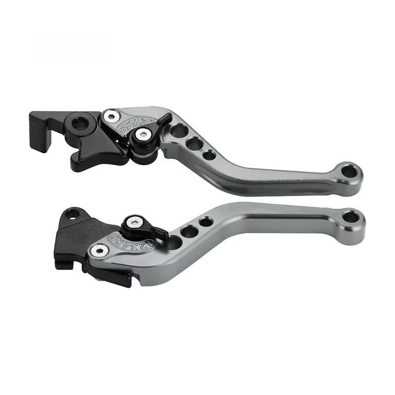 Universal Motorcycle Brake Levers Motorcycle Accessories Modified Horn Adjustable Hand Lever GY6