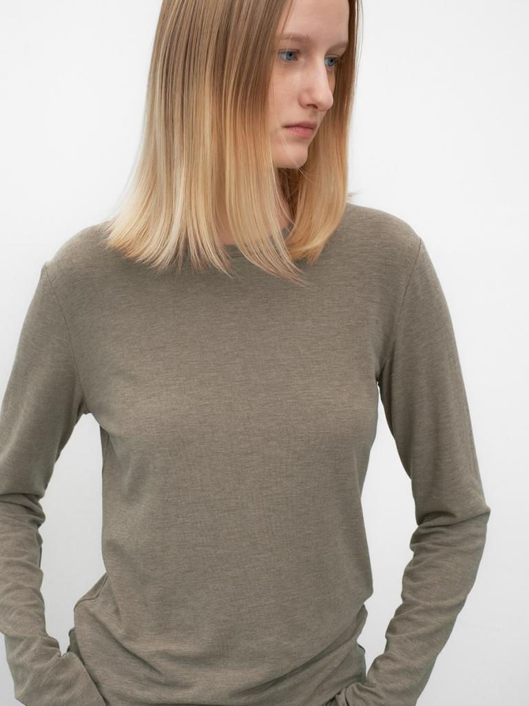 ATELIER NAIN Essential Round Neck Soft Slim Tee(T-7134)