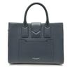 MARC JACOBS Turn lock 2WAY top handle west end small top Tote Bag Leather gray