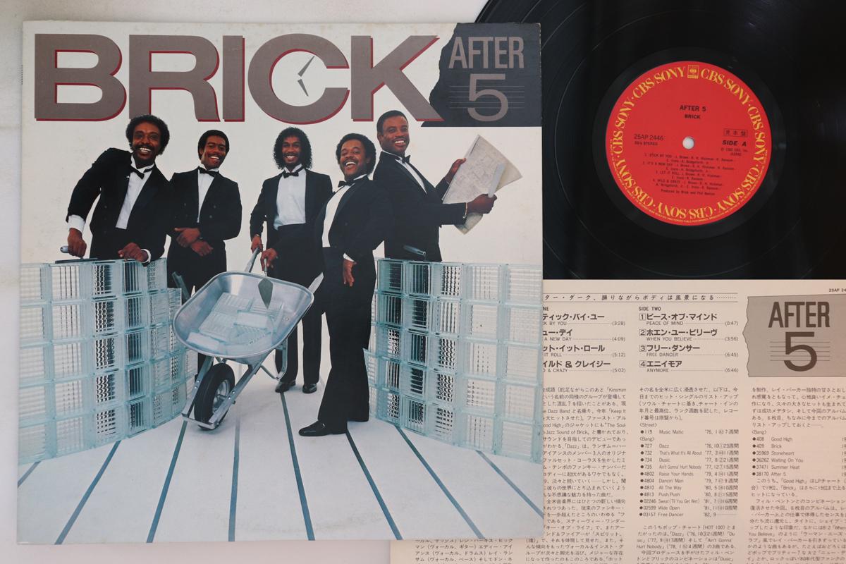 

LP Record BRICK - After 5 25AP2446PROMO CBS SONY Japan Soul/Funk Used