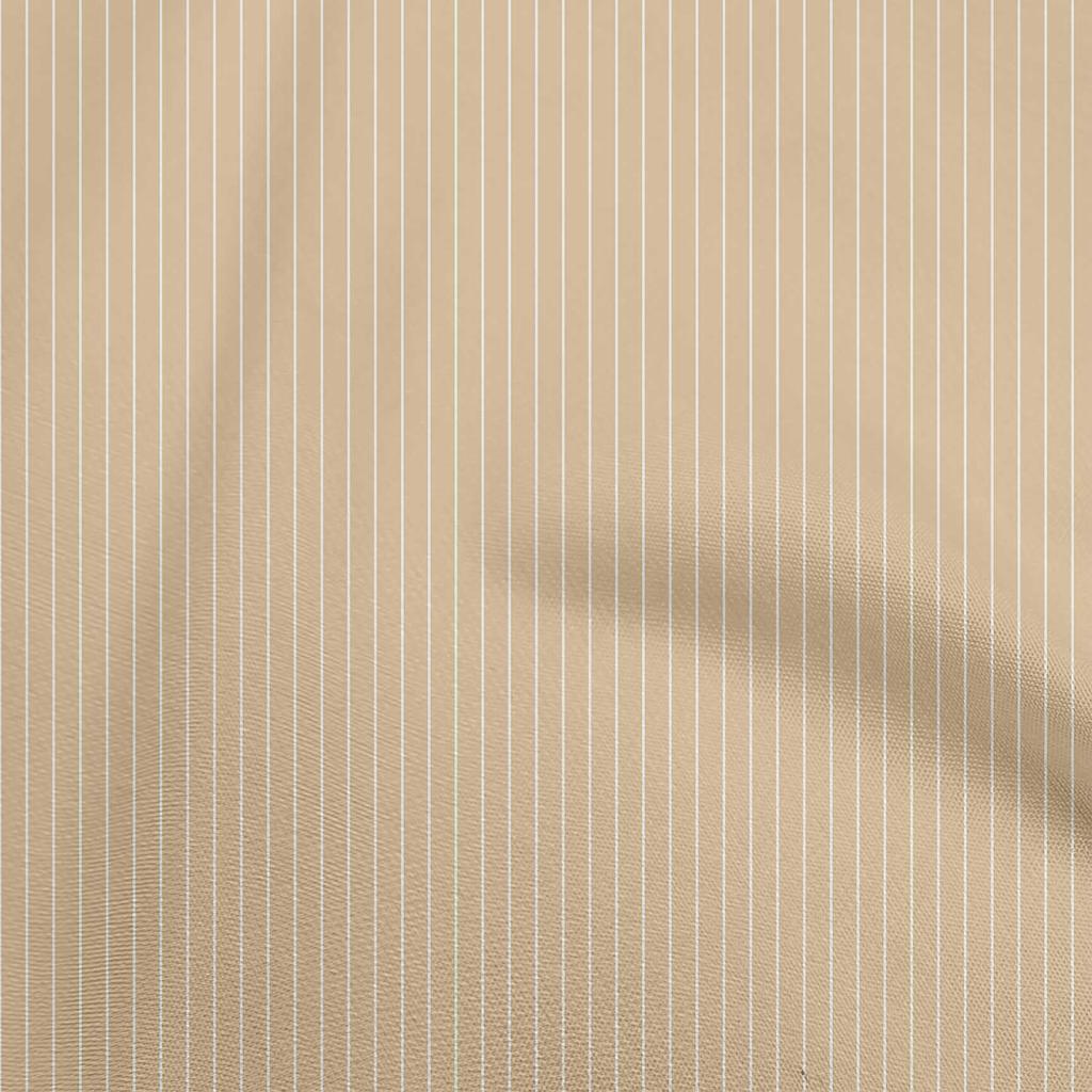 oneOone Cotton Flex Brown Fabric Stripes Quilting Supplies Print Sewing Fabric By The Yard 40 Inch