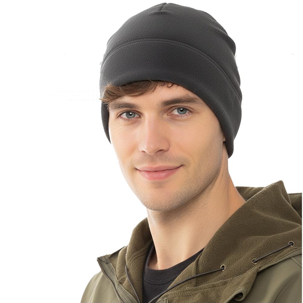 Lightweight Fleece Tactical Watch Cap Youth Mens Womens Beanie Fleece Knit Winter Hat Soft Warm Skull Beanie Cap Outdoor Cycling