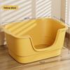 Cat Litter Box Extra Large Semi-closed Cat Litter Box Extra Large Splash-proof Huge Maine Cat Toilet Pet Supplies