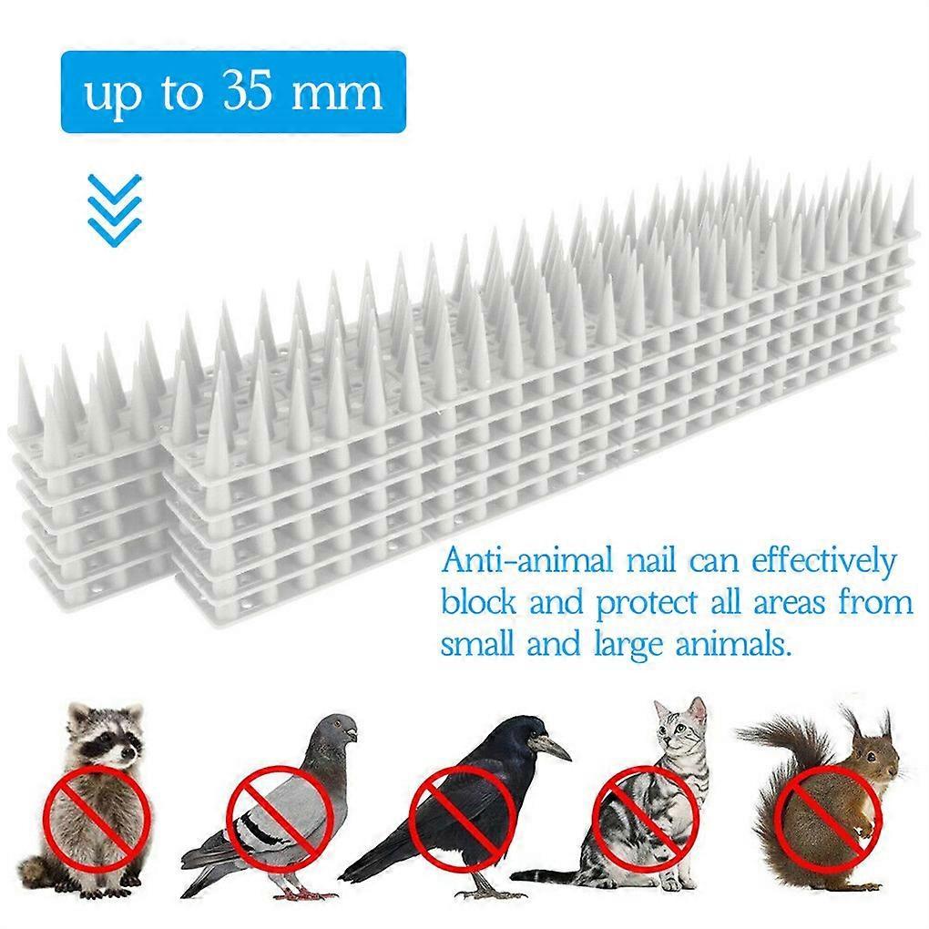 10 Pieces for Bird Spikes Strip Prevent Device Preventing Fitting Protecting Tool