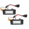 A Pair of LED License Plate Lights Auto Led Signal Lamp Fit For SKODA Octavia 3 /For Superb B6 /For Rapid /For Yeti /For Fabia