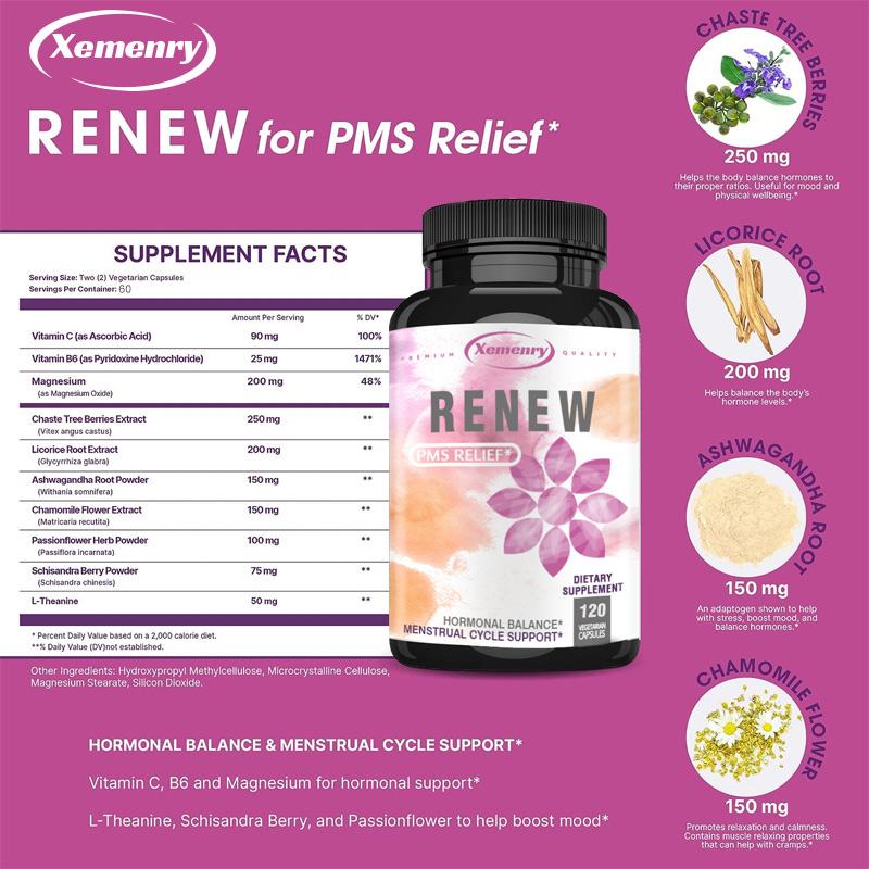 Xemenry is rich in various vitamins, improves mood, supports female hormone balance, and is suitable for adults.