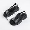 Summer Men's Sandals 2024 Fashion Buckle Beach Shoes Thick Sole Outdoor Men Sandals Leather Sandal Male Shoes