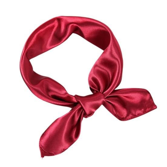 Silk Scarf Soft Breathable Smooth Satin Square Scarf Sun Protection Headscarf Headband Neck Wrap Lightweight Fashion Accessory