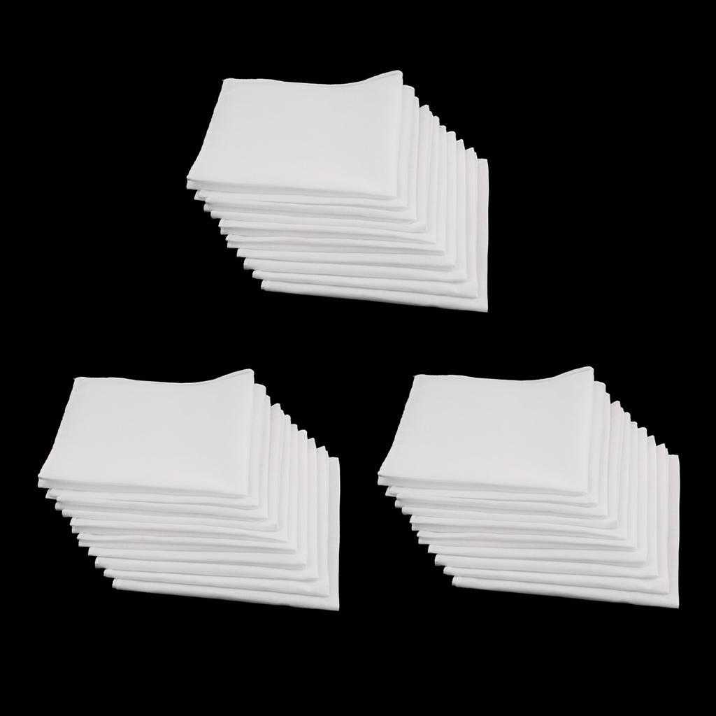 

30 штук Унисекс Винтажные Носовые платки Моющиеся Платки