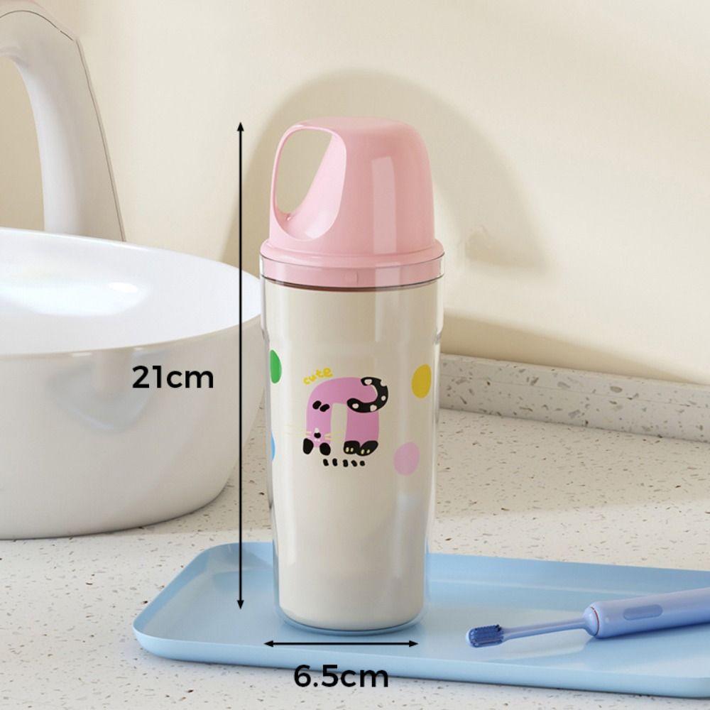 Plastic Toothbrush Cup Portable Travel Wash Cup Durable Mouthwash Cup  Home