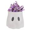 Wiadro z żywicy Ghost Planter Pot Candy Bowl Halloween Flower Wazon Paproć Stojak ekspozycyjny do dekoracji wnętrz i ogrodu