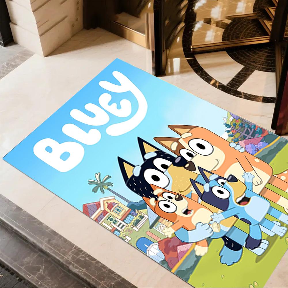 Bluey Bingo Hug Area Rug Suitable for Balcony Hallway Decorate room Kitchen Antislip Carpet Anime Office Decor Wedding Party Gift