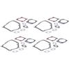 4Set Engine Gaskets Kit Accessory Parts for 170F/GX210/ 2.8-3KW Gasoline Generator
