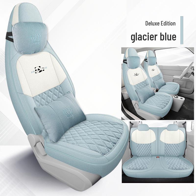 Panda Mini Cute Girl Car Seat Cover - Universal Full Coverage, All Seasons