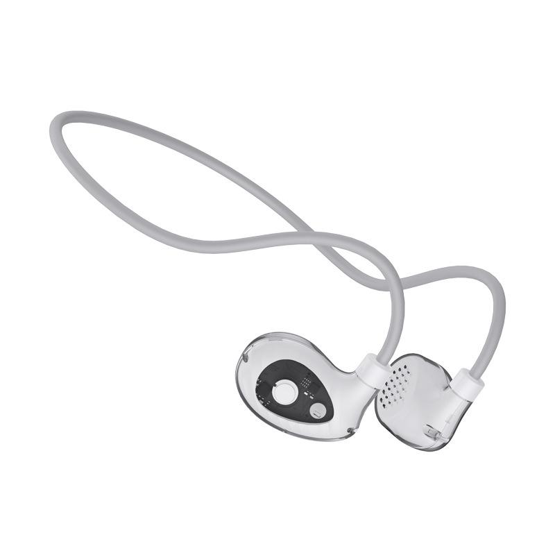 V6 Bone Conduction Wireless Bluetooth In-Ear Headphones - Open Ear Hook Style for Secure Fit During Sports Activities