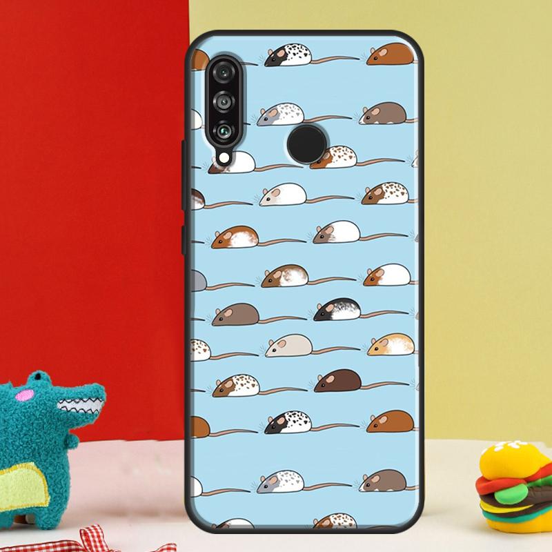 Mouse Rat For Huawei Nova Y91 Y90 Y60 Y70 Y72 Y61 9 10 SE 12i 12s 11i 5T P60 Pro P20 P30 P40 Lite Case