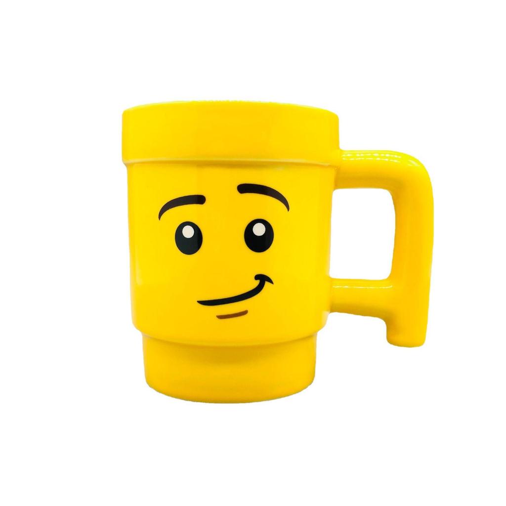 Creative Personality Cute Expression Ceramic Mug | Little Figure Head with a Smiling Face | Unique Gift Cup for Drinking Water.