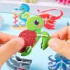 Innovative 3D Dinosaur Puzzle Set 30Pcs for Kids Educational Insect Marine Paper Toy