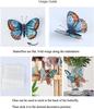 24/36Pcs Watercolor Butterfly 3D Wall Stickers Butterflies Room Home Decoration Self-adhesive Mural For Wedding DIY Decor Decals