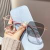 Photochromic Reading Glasses for Women, Presbyopia Eyeglasses, Large Frame, Color Change Eyewear, Anti Blue Light, Fashion