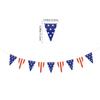 American National Day Party Decoration, Independence Day Paper Fan Flower Pennant Rain Curtain Set
