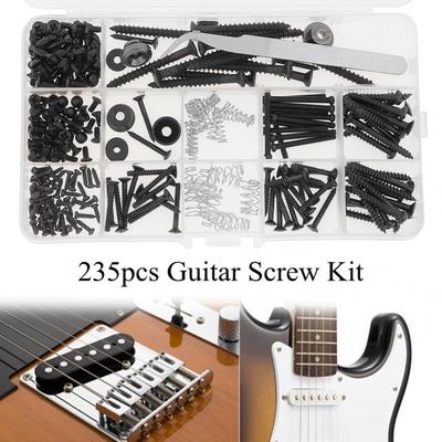 235 τμχ κιθάρας βίδας κιθάρας Bridge Plate Pickup Ring Pickguard Screw Accessories Κατάλληλο για ST TL Guitar Pickup Bridge